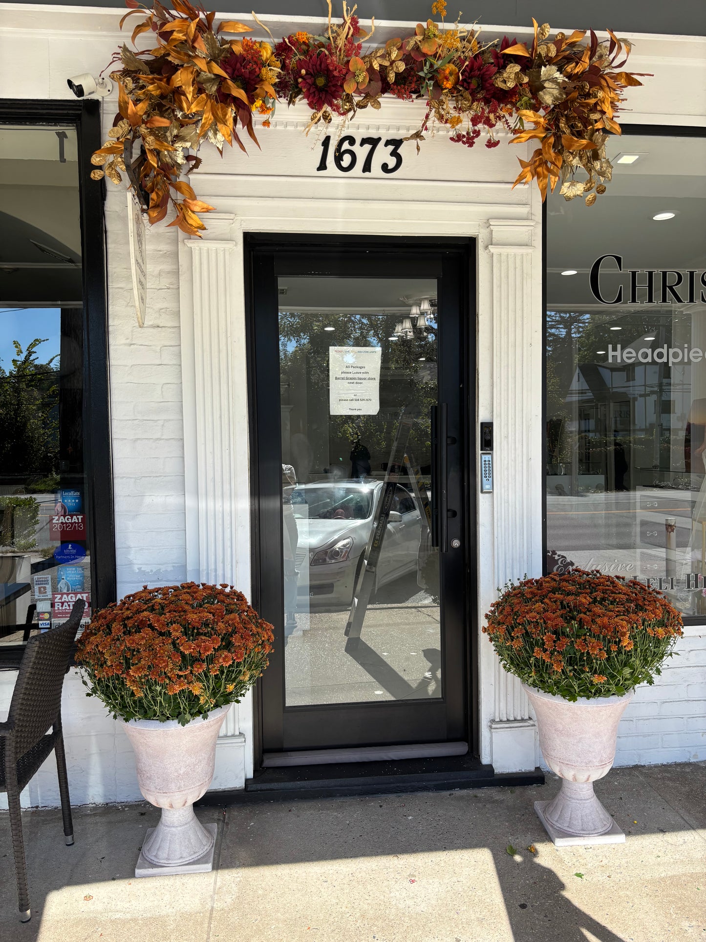 Fall Storefront Display