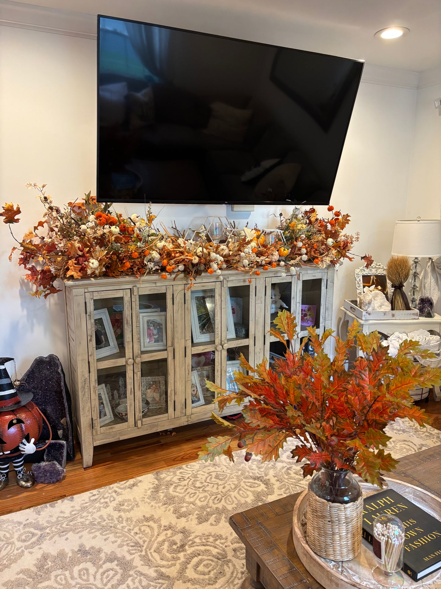 Versatile Holiday Display For Console Table or Tablescape
